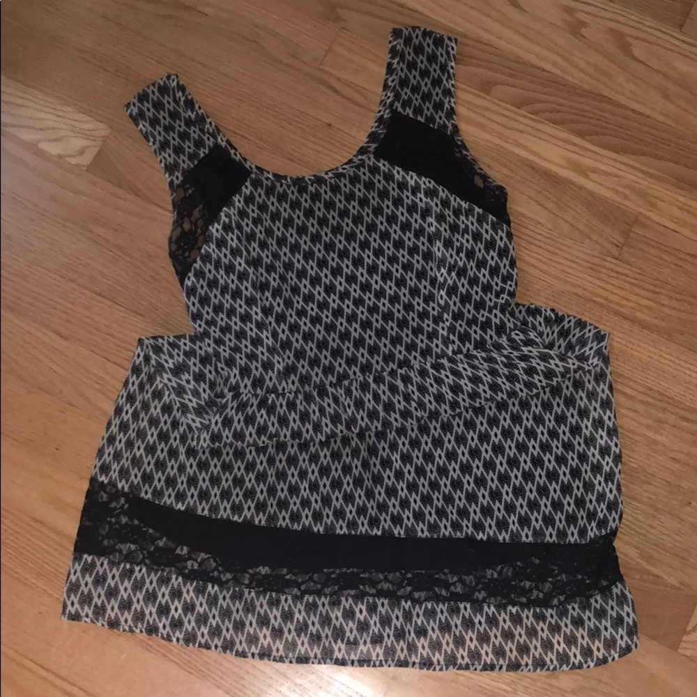 Black and white dress
